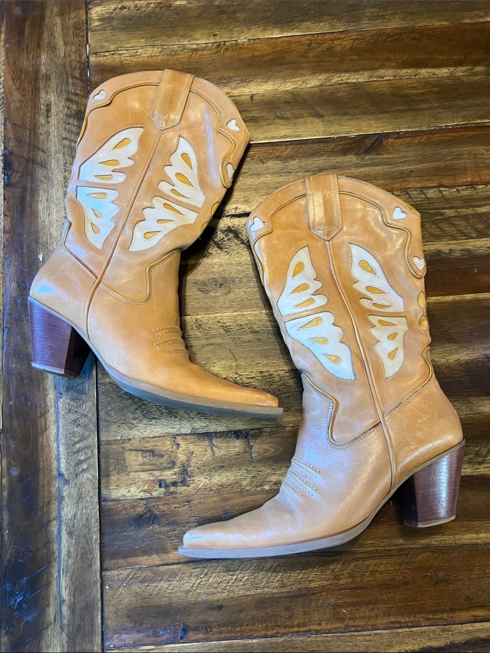 Beautiful Nine West Leather western boots